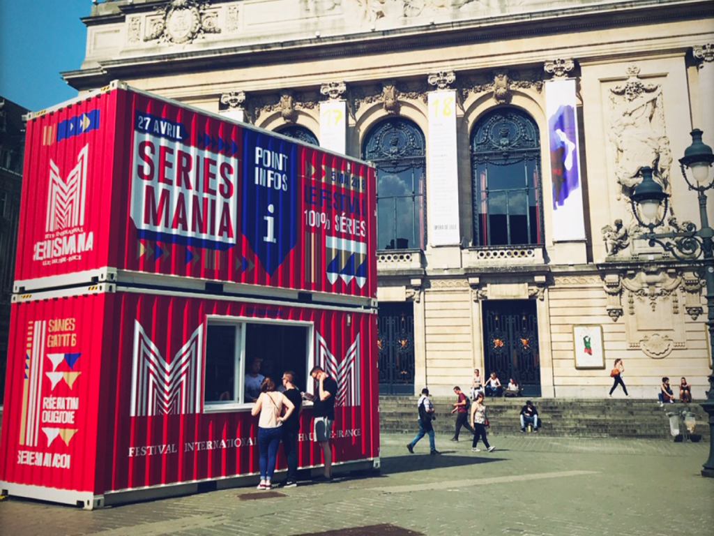 Personnalisation et habillage marketing sur mesure pour Series Mania à Lille